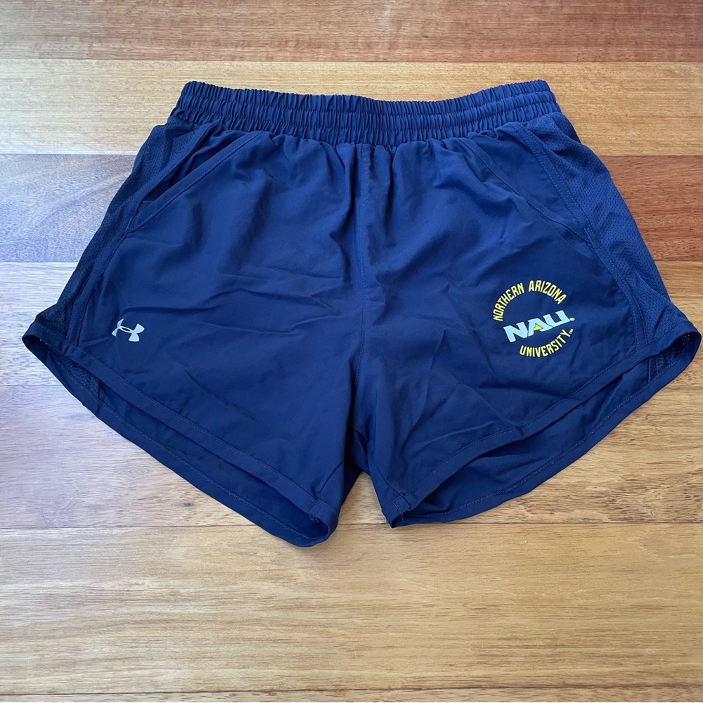 Under Armour X NAU Navy Athletic Shorts in “Loose” Style w Moisture-Wicking NWOT